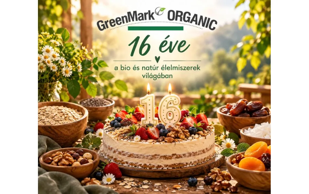 16 éves lett a GreenMark – 16 éve a bio és natúr élelmiszerek világában